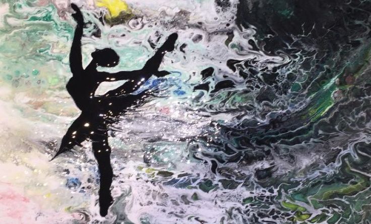 Eines der ersten Bilder von Regina Hörmann, „Die Traumtänzerin“ Foto: Hörmann