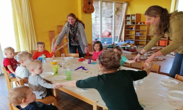 Gemeinsam spielen macht den Kleinen bei PINK besondere Freude. Foto: Beatrix Schatzlmair