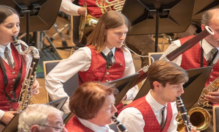 Der Musikverein Pötting gab sein Bestes und holte sich die Goldmedaille.Foto: Christoph Mühlböck