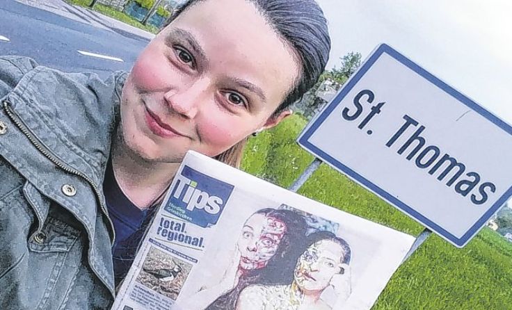 Julia Gessl sendet schöne Grüße mit der Tips aus St. Thomas. 