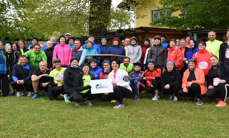 Statt in Wien wurde in St. Georgen beim „Wings for life Run“ mitgemacht.Foto: privat