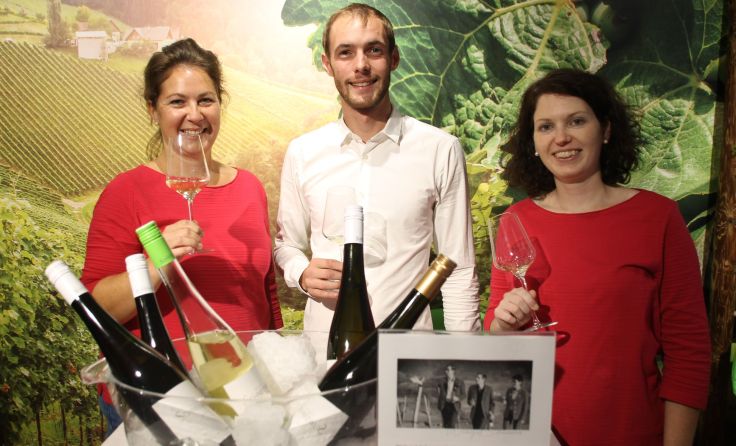 Kerstin Glöckl-Steininger, Florian Schneeweis und Christina Gruber. Foto: LangS