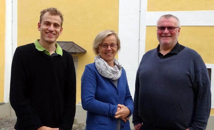 Raimund Niklas (links) ist neuer Pastoralassistent in Waizenkirchen. Foto: Josef Pointinger
