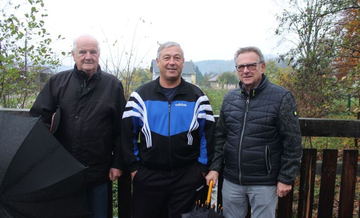 Dietmar Niedergesäß, Johann Strassl jun. und Gerhard Trattner.