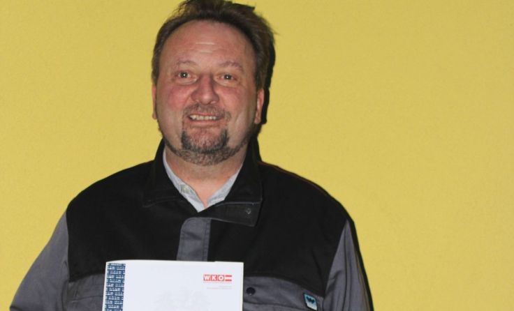 Andreas Feindert begann mit 52 Jahren eine Lehre zum Zerspanungstechniker.Foto: Feindert