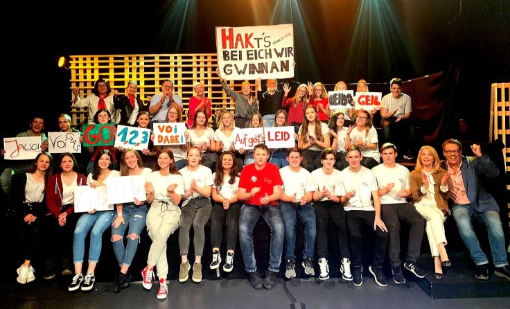 Die 2. Klasse der HAK Eferding ist am 10. Jänner im Fernsehen. Foto: Anita Atzgersdorfer-Lahner