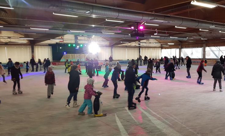 Noch bis 22. Februar kann man in Peuerbach seine Runden auf dem Eis drehen.Foto: privat