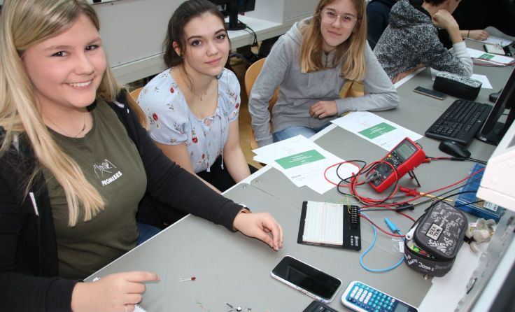 Interessierte Schüler bekamen Einblicke in die Gesundheitsinformatik.Foto: HTL Grieskirchen