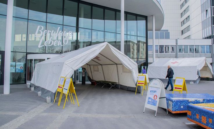Am Klinikm Wels-Grieskirchen trat der erste Corona-Fall auf. Foto: Klinikum WE-GR