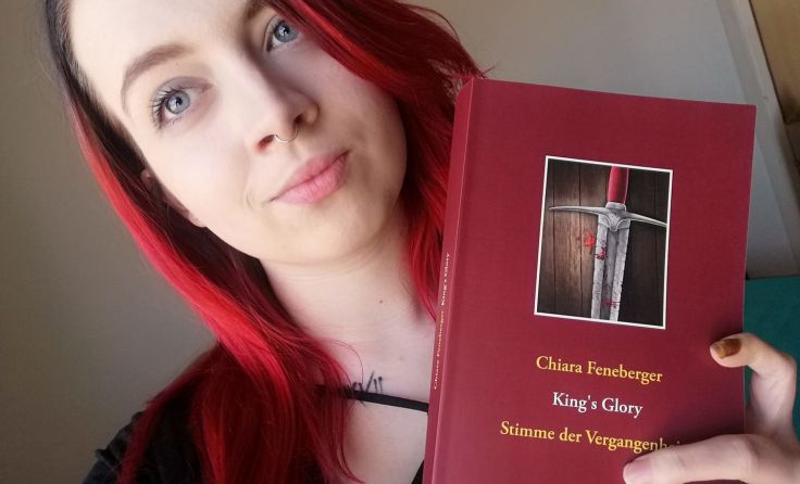 Chiara Feneberger hat mit 20 Jahren ihr erstes Buch veröffentlicht. Foto: privat