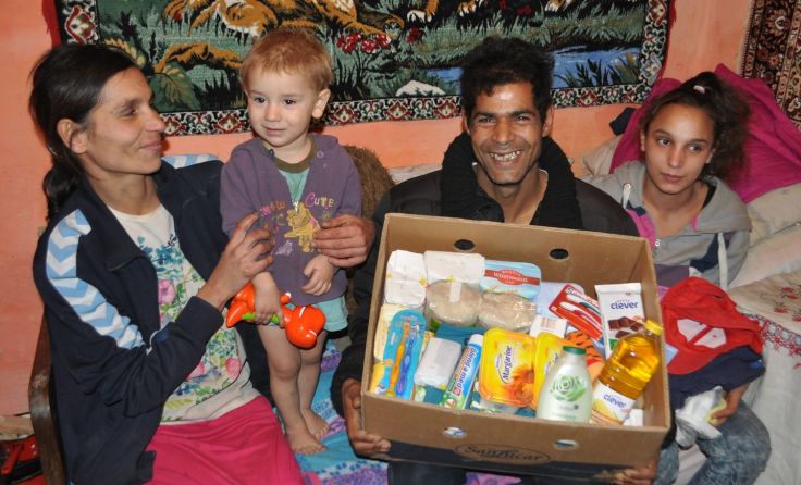 Mit den Lebensmittelspenden kann bedürftigen Familien geholfen werden.Foto: ORA International