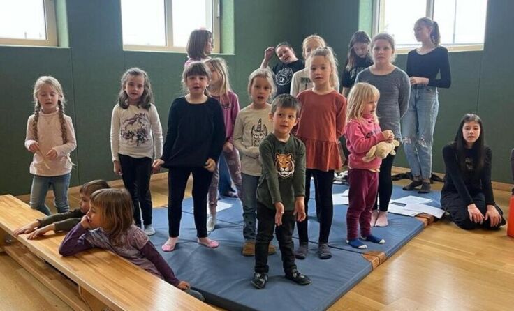 Die Vorbereitungen des Kinderchores Choralarm sind in vollem Gange. (Foto: privat)