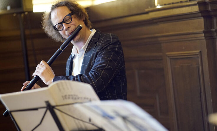 Norbert Trawöger spielt am Magdalenaberg seine 150. Abendmusik. (Foto: Reinhard Winkler)
