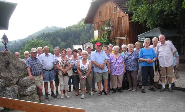 Die Wandergruppe des Seniorenbunds