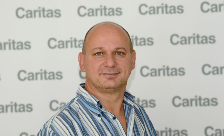 Fachsozialbetreuer Günther Hammerl leitet seit 1. August das Caritas Recycling Vitis .
