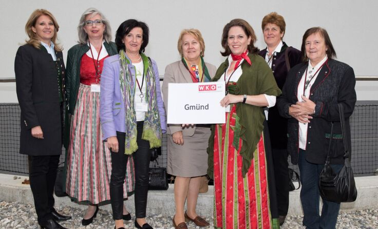 Die Gmünder Vertreter beim 38. Unternehmerinnenforum in Scheibbs. Foto: WKNÖ/Kraus