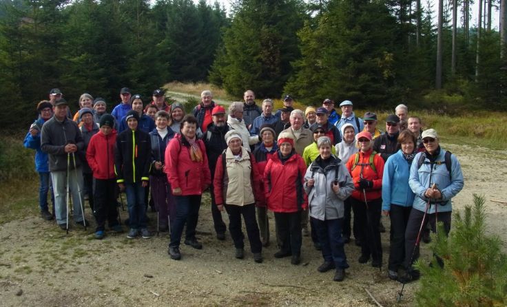 Gruppenbild von der vorletzten Etappe im Oktober