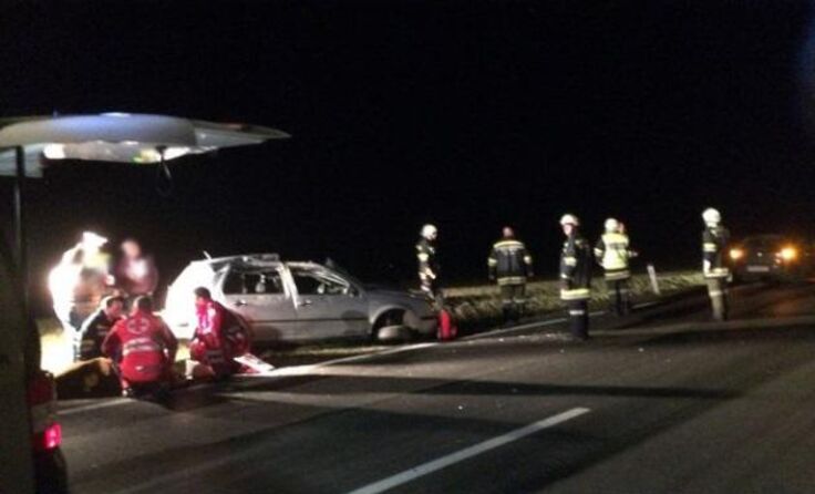 Der Verletzte wurde am Unfallort erstversorgt. Foto: FF Thaya
