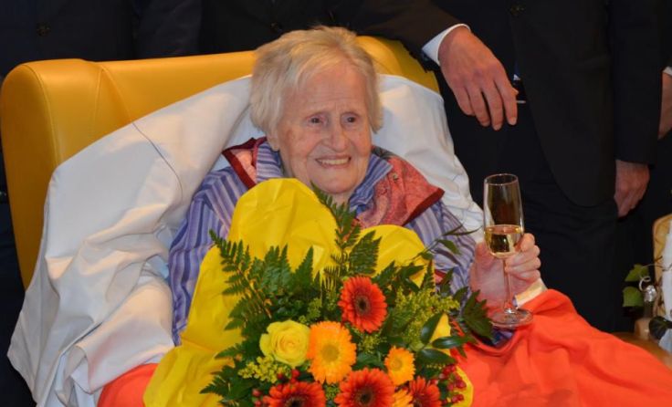 Margarete Tröstl sieht man die 105 Jahre nicht an.