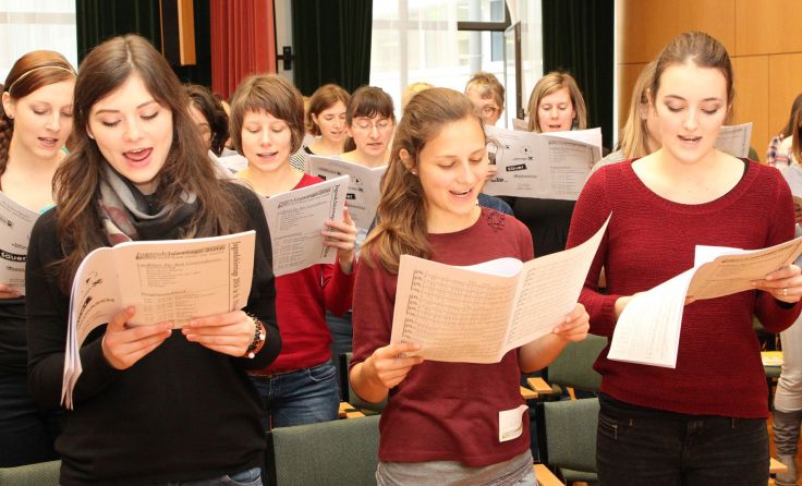 Singen im Plenum
