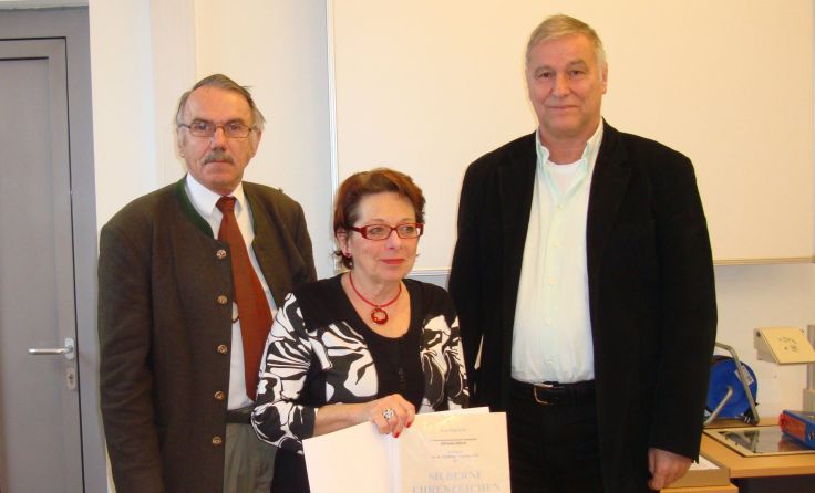 V.l.: Karlheinz Piringer, Elfie Ullrich und Helmut Kogler. Foto: Franz Fehsl