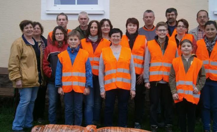 Die Freiwilligen waren rund um Warnungs unterwegs. Foto: Renate Steininger