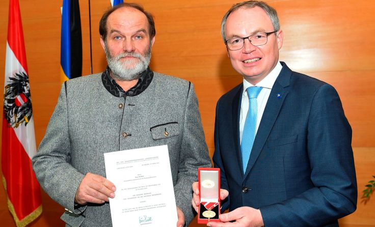 Karl Deimel (l.) und Agrar-Landesrat Stephan Pernkopf