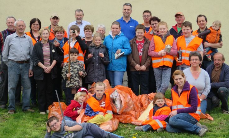 Jede Menge Müll wurde eingesammelt.