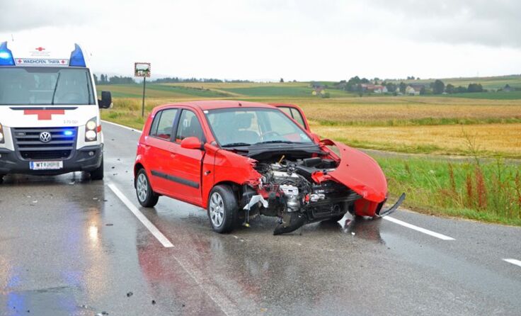 Eines der Unfallfahrzeuge