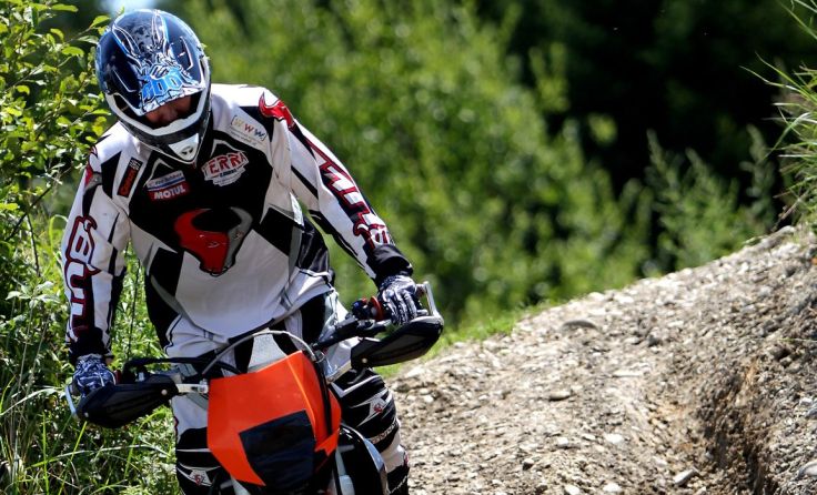 Der Unfall geschah beim Motocross-Training. Symbolfoto: Vowe