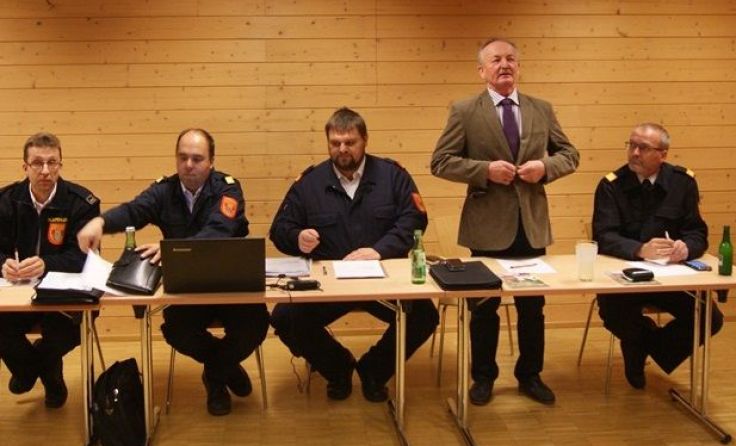V.l.: Erwin Silberbauer, Reinhard Danzinger, Michael Litschauer, Franz Bauer und Manfred Damberger