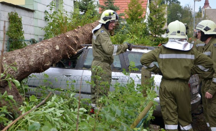 Das Unwetter zog eine Spur der Verwüstung durch die Gemeinde Karlstein.