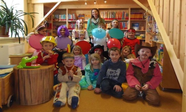 Die Kinder kamen in Verkleidung und verbrachten einen schönen Nachmittag.