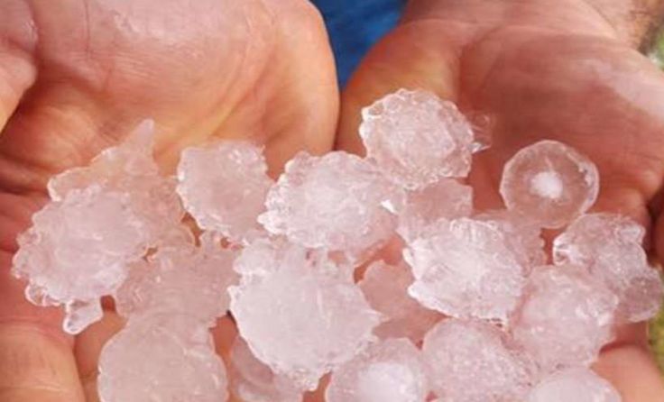Es ist auch mit Hagel zu rechnen.