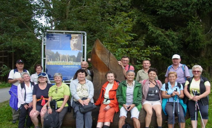 Die Gruppe der 16 Wanderer. Foto: Dunja Quast