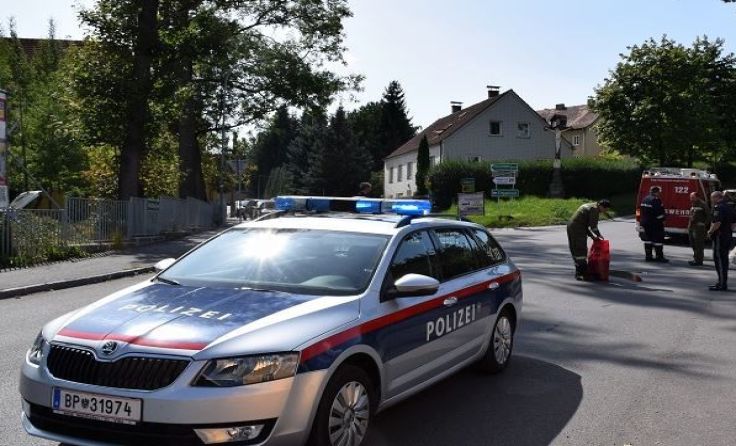 Die Unfallstelle in Groß Siegharts. Foto: FF Groß Siegharts