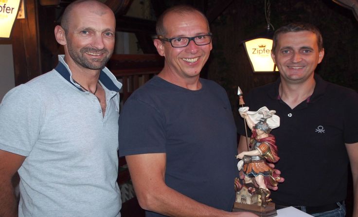 V.l.: Manfred Astner, Werner Koppensteiner und Christian Bartl. Foto: FF Waidhofen/Thaya