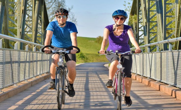 Auf der Thayarunde "in die Zukunft" radeln. Foto: Matthias Ledwinka