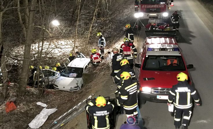 Ursprüngliche Übungsannahme war ein Verkehrsunfall.