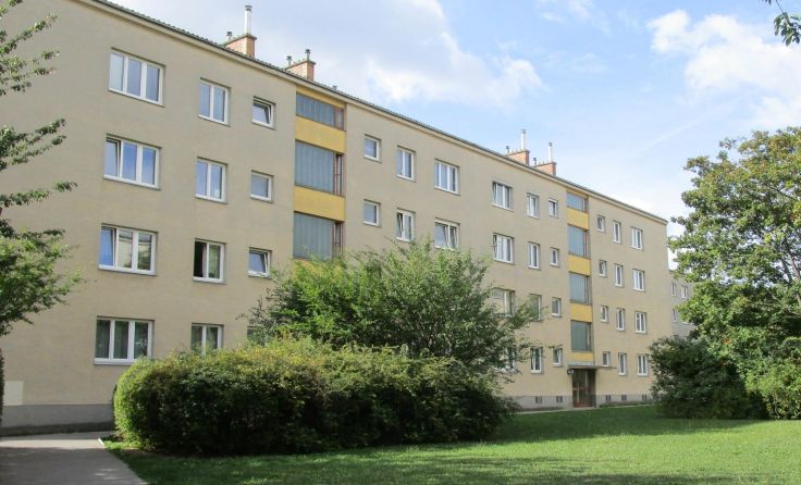 Der Gemeindebau in der Mautner-Markhof-Gasse 10 wird umfassend saniert.