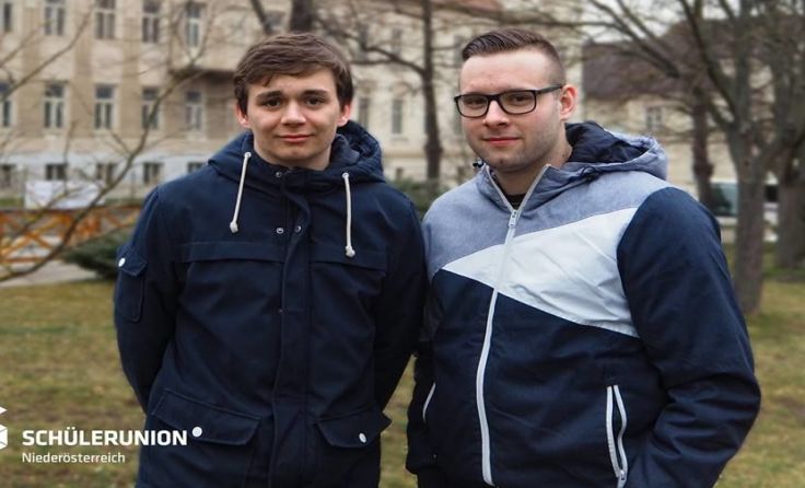 Johannes Römer und Marko Deim leiten die neue Bezirksgruppe der Schülerunion.