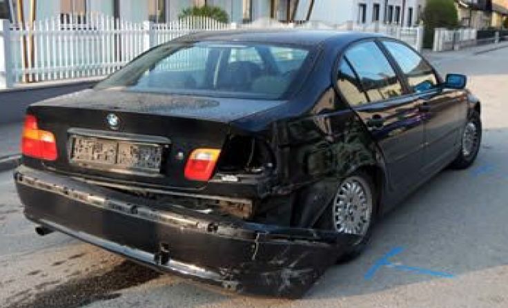 Am BMW entstand Totalschaden.