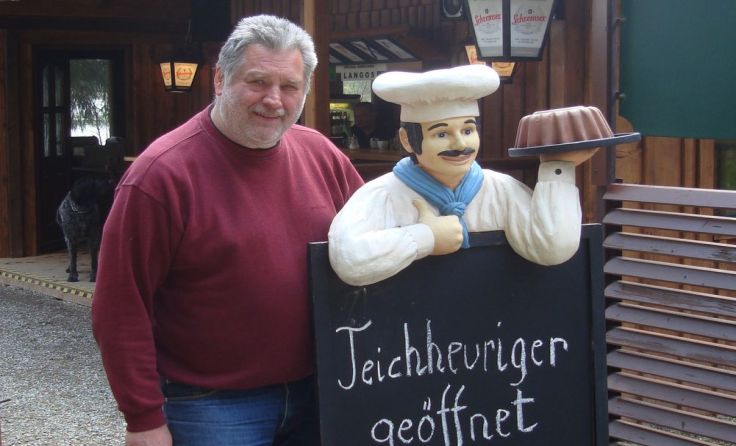 Ab sofort geöffnet - der Teichheurige