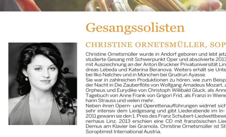Es erwarten Sie Stücke von Franz Lehar, Johann Strauss, Andrew Lloyd Webber und vielen weiteren!