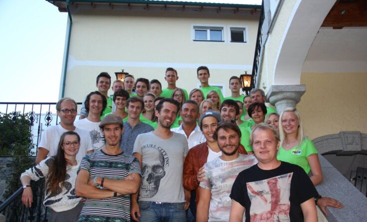 Das Vorderweißenbacher Jugendteam mit Folkshilfe und Back to Felicity. (Foto: Jakob Hauer)