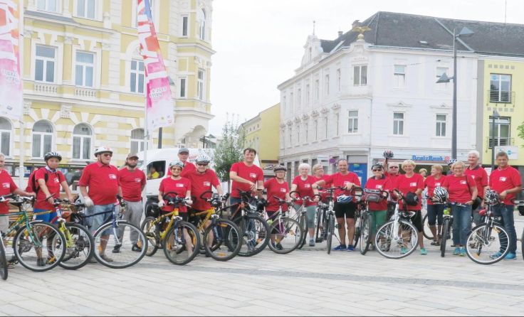 Es wird zum Radeln eingeladen. Foto: SPÖ