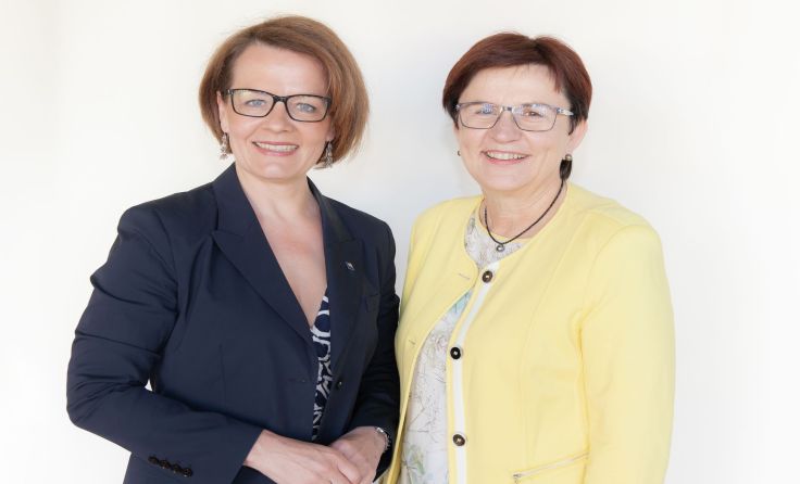 (V.l.) LR Christiane Teschl-Hofmeister, LAbg. Michaela Hinterholzer Foto: VPNÖ