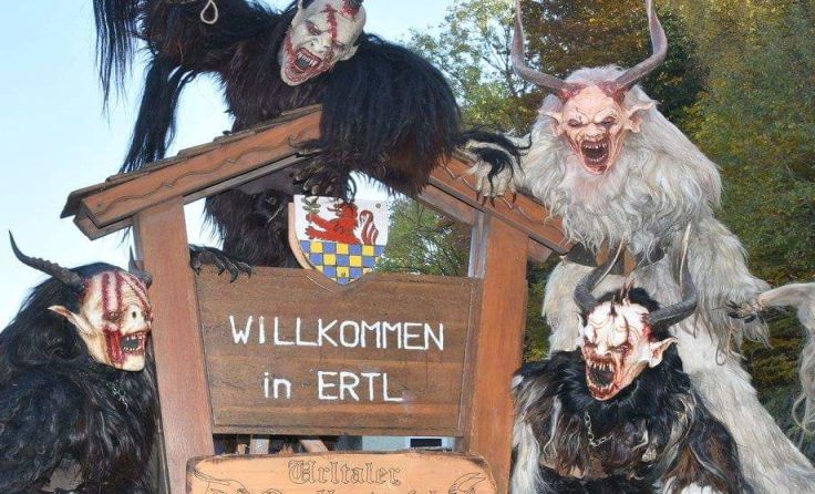 Die Urltaler Quellenteufel organisieren einen Perchtenlauf in Ertl. Foto: Gemeinde