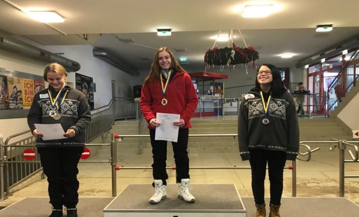 Anna Hackl am 1.Platz Foto: Dietmar Werner