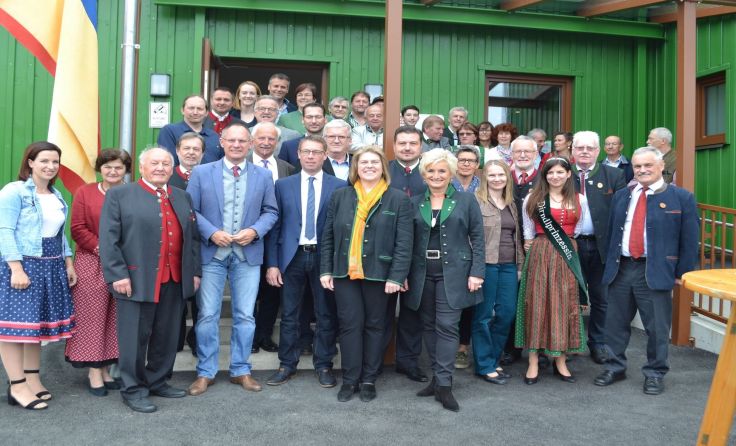 Zufriedene Gesichter bei der Eröffnung Foto: Gemeinde Kirchberg an der Pielach